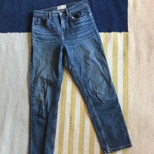 Everlane High Waist Straight Jeans